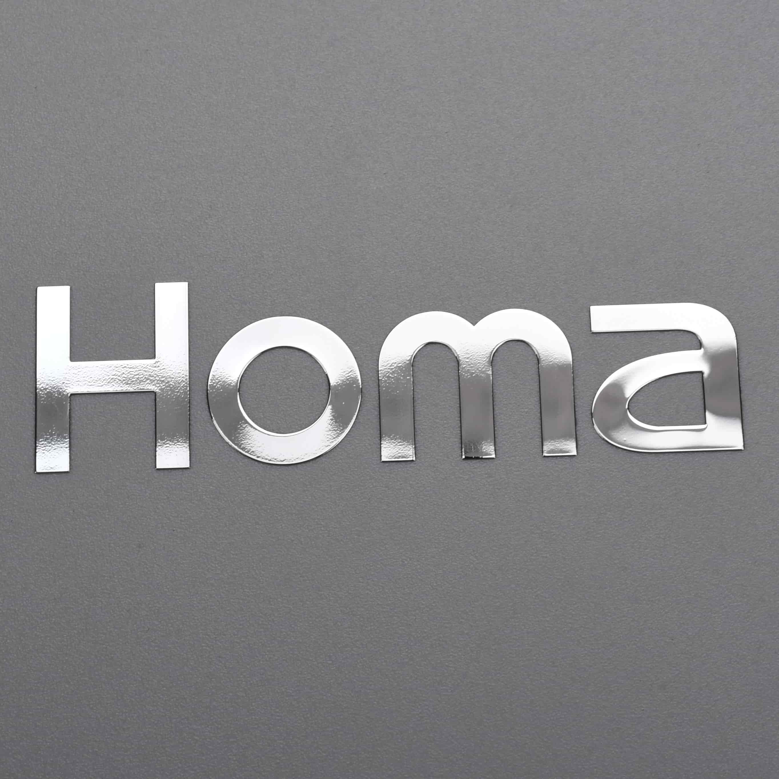 Glanzende decoratieve metalen nikkelsticker