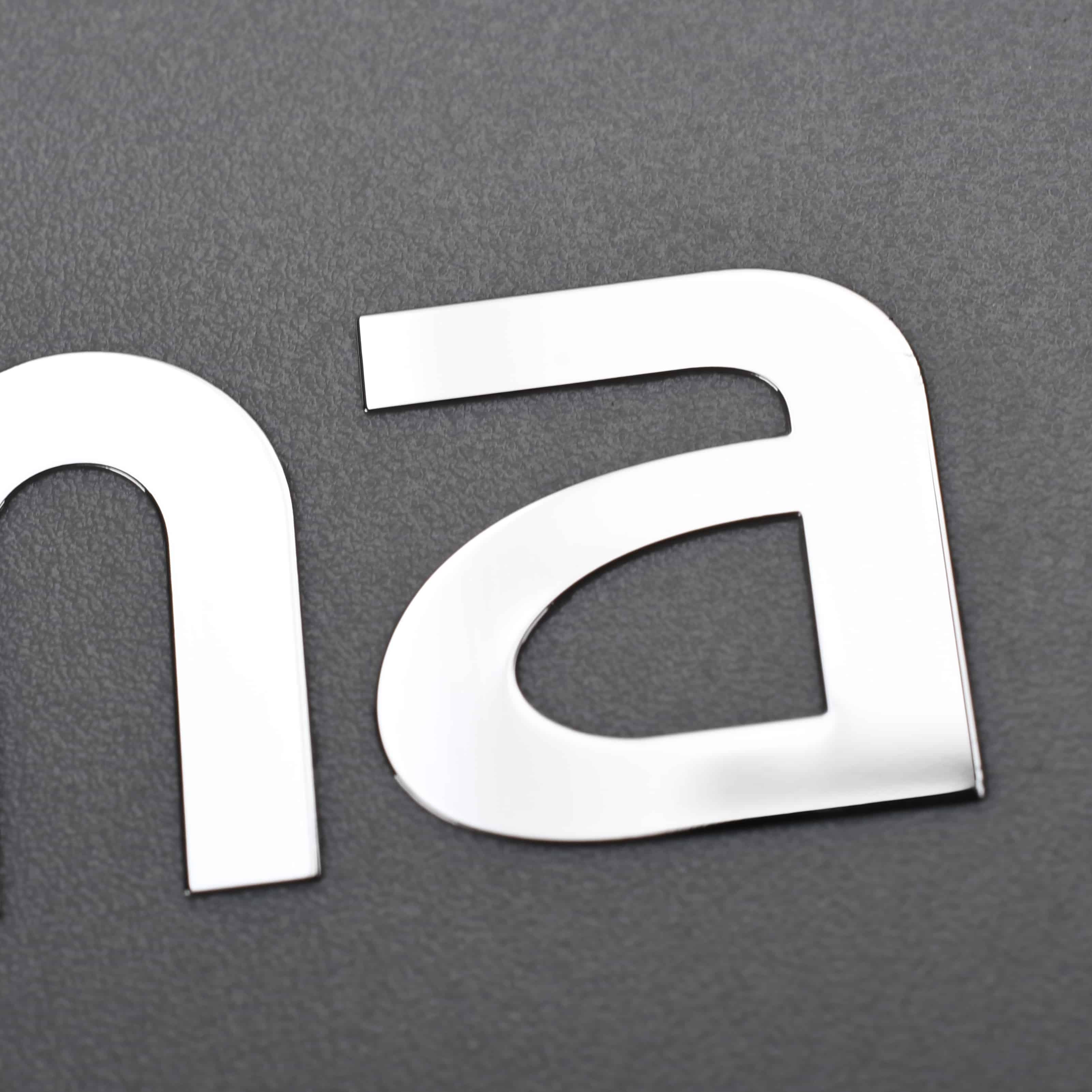 Glanzende decoratieve metalen nikkelsticker