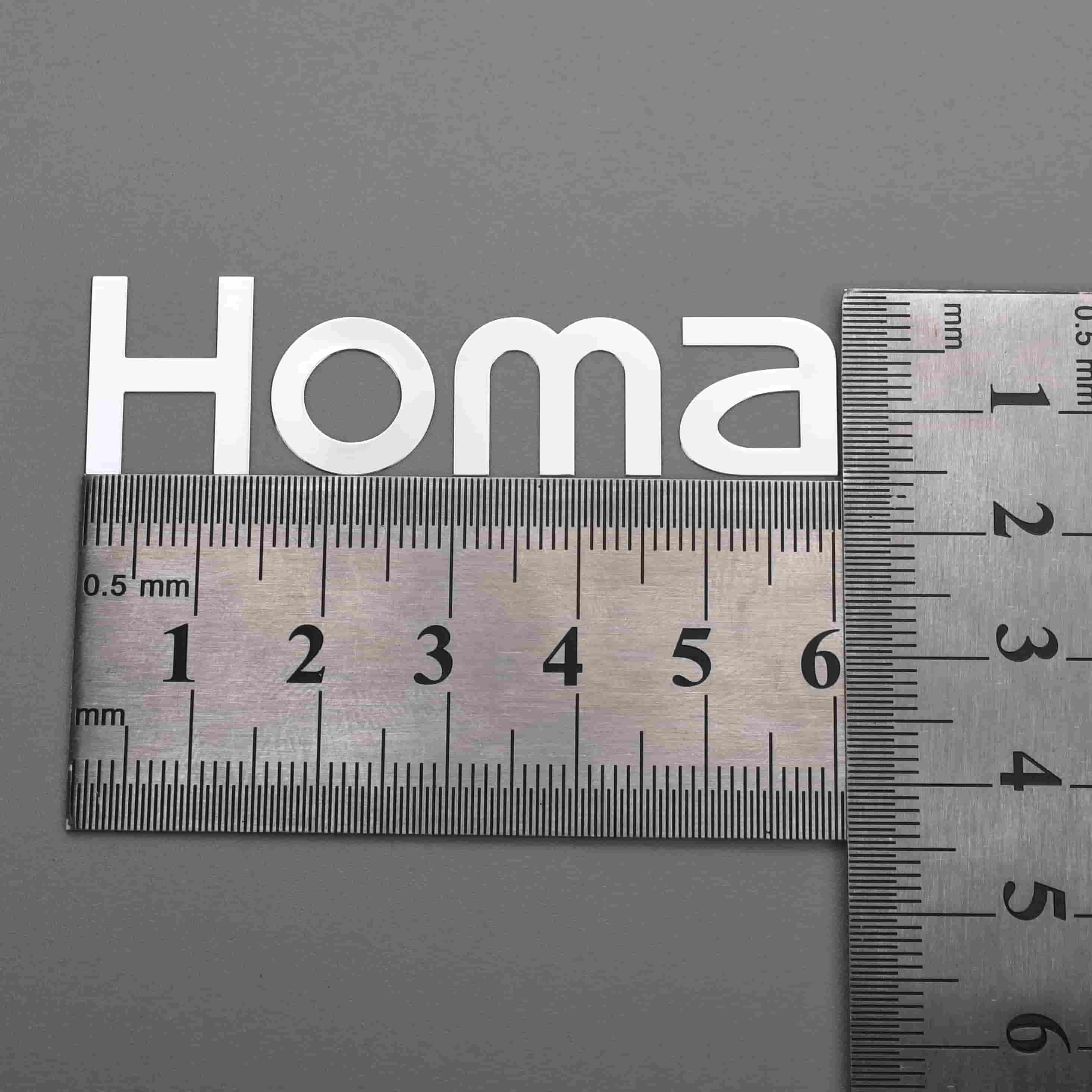 Glanzende decoratieve metalen nikkelsticker