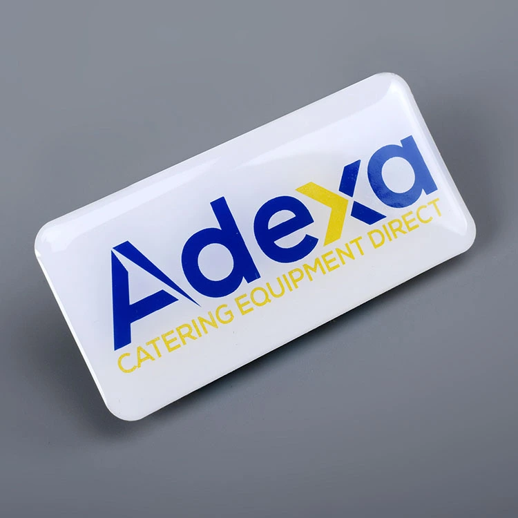 Ontwerpmerk Epoxy Resin Sticker