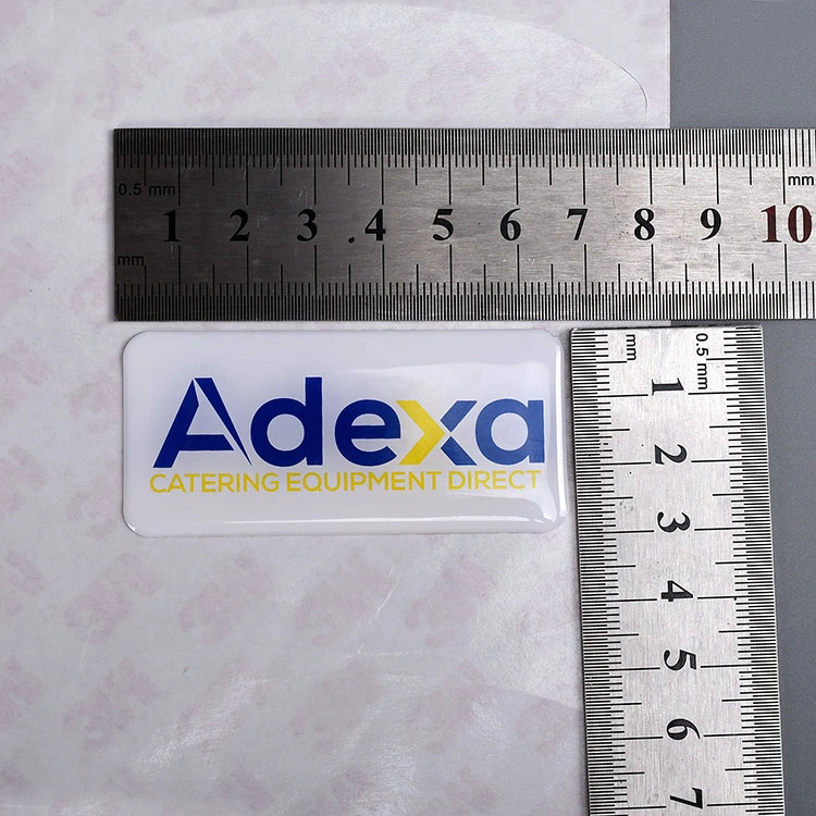 Ontwerpmerk Epoxy Resin Sticker