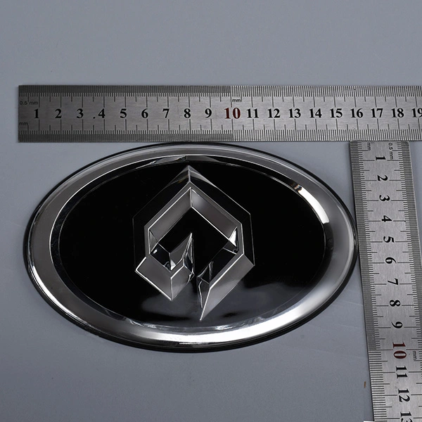 3D -plastic auto -sticker