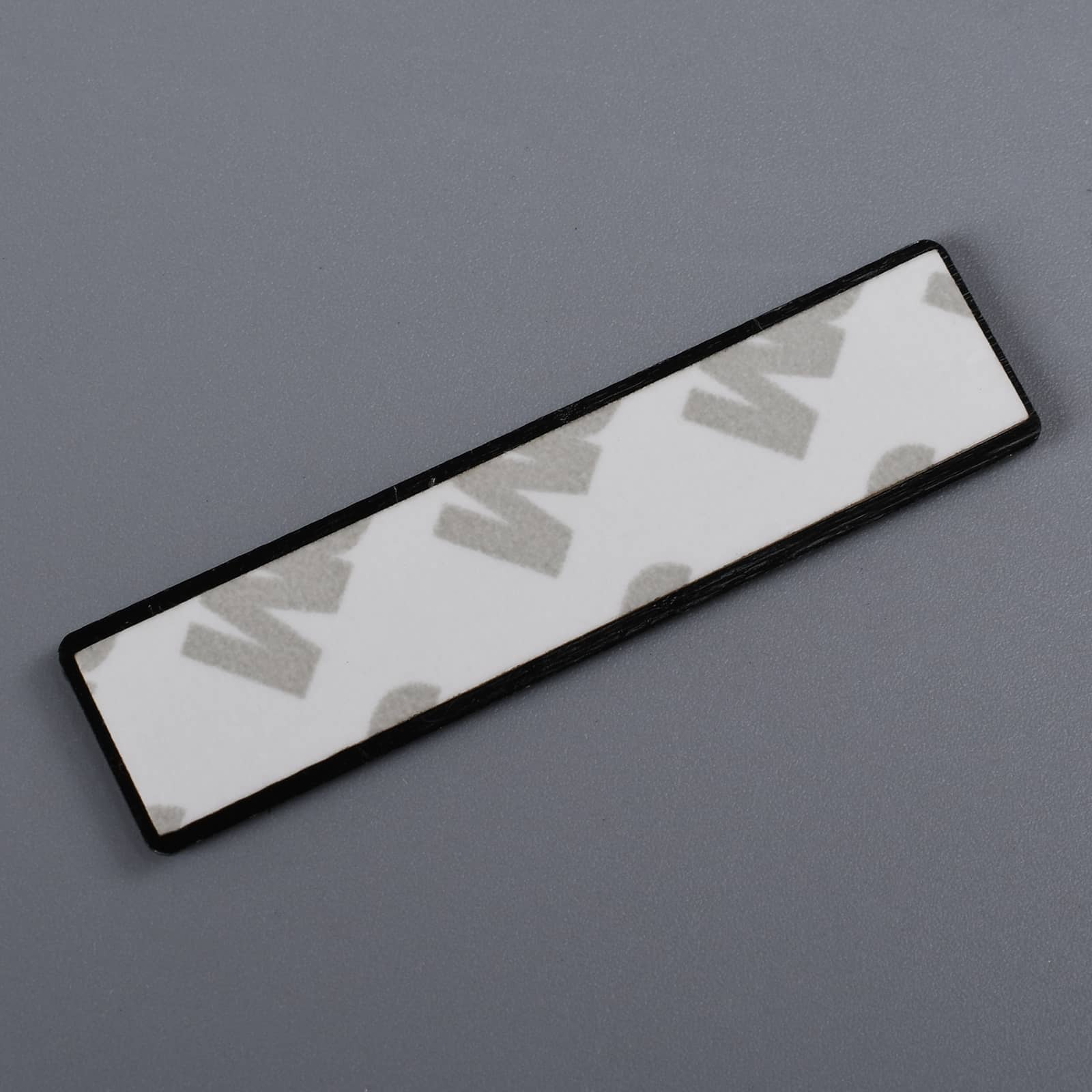 Naamplaatje van 3D-reliëf van geborsteld aluminium