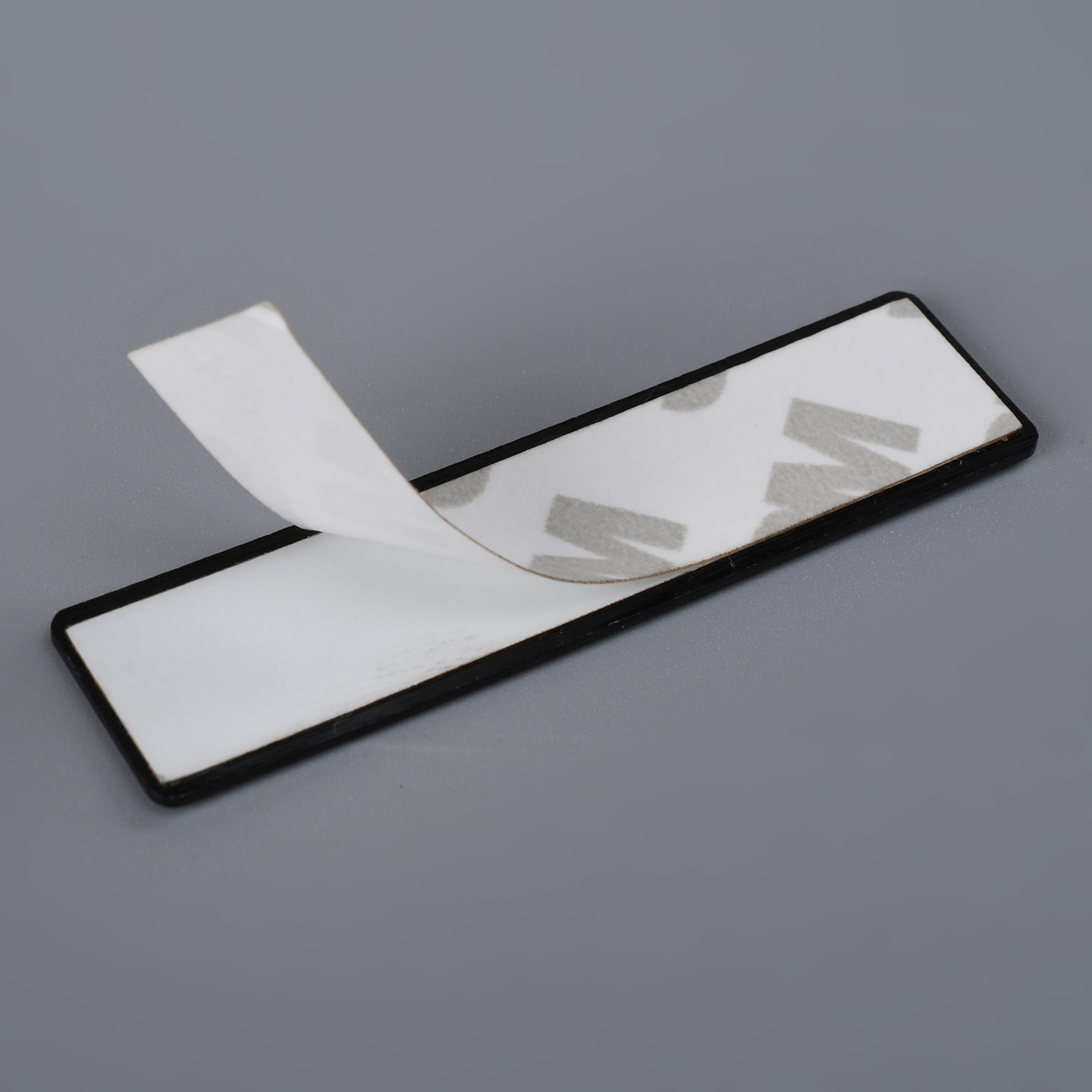 Naamplaatje van 3D-reliëf van geborsteld aluminium