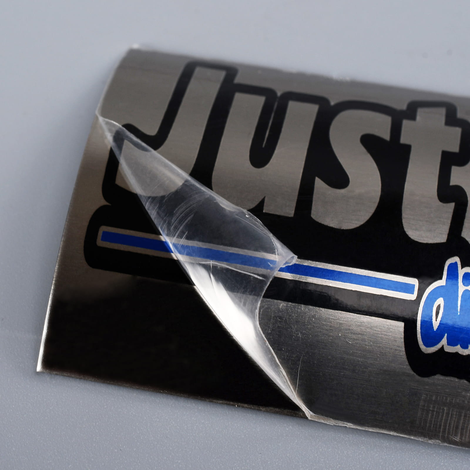 Aluminium bedrukte metalen labelstickers