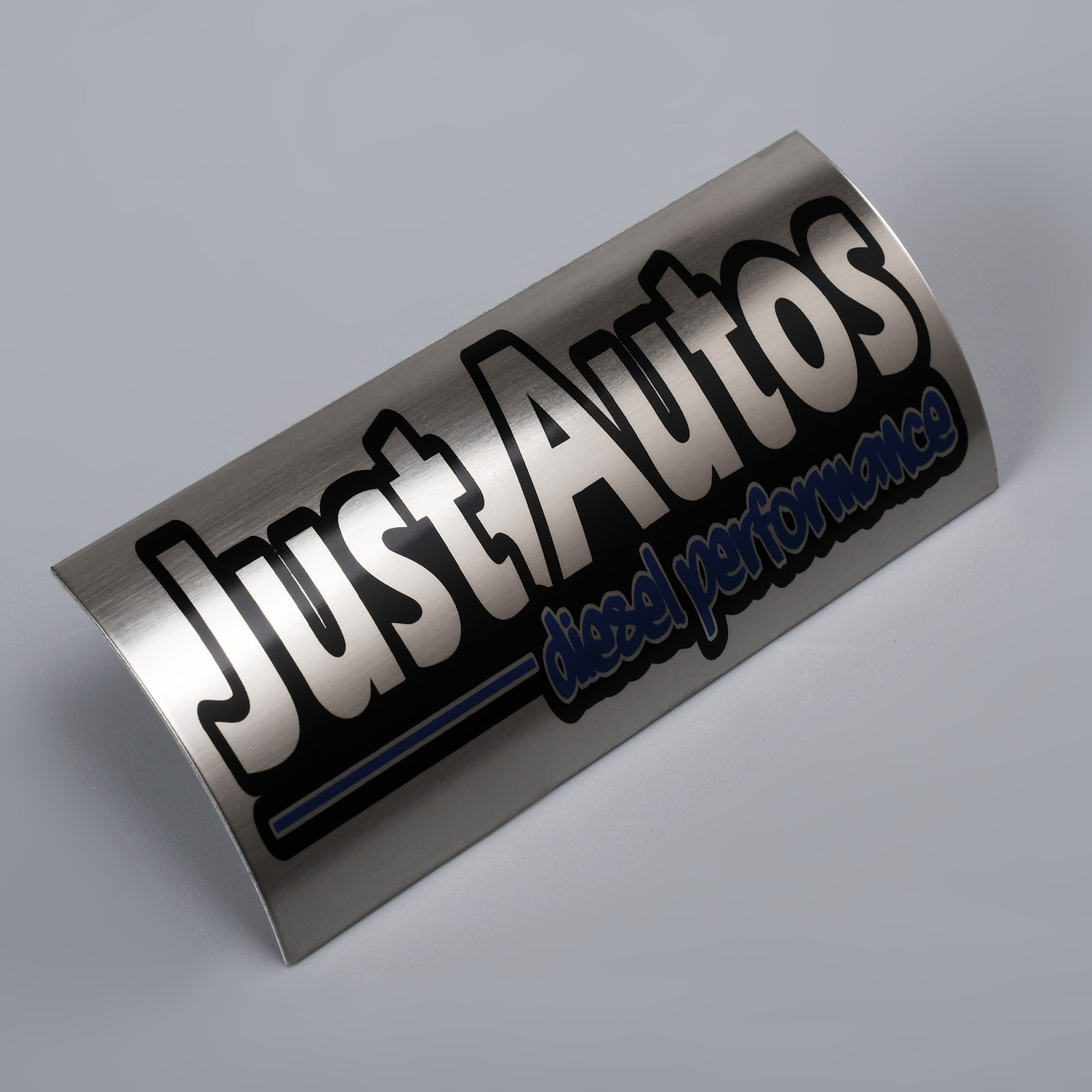 Aluminium bedrukte metalen labelstickers