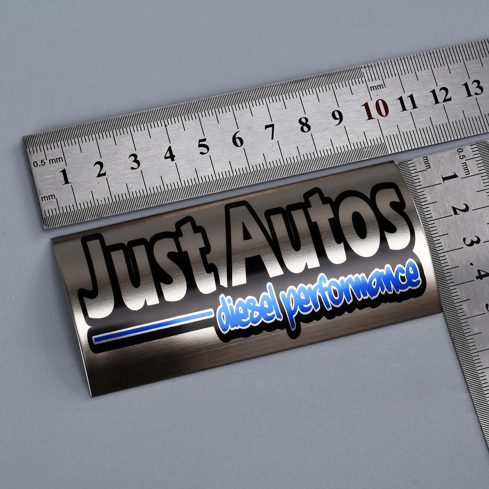Aluminium bedrukte metalen labelstickers