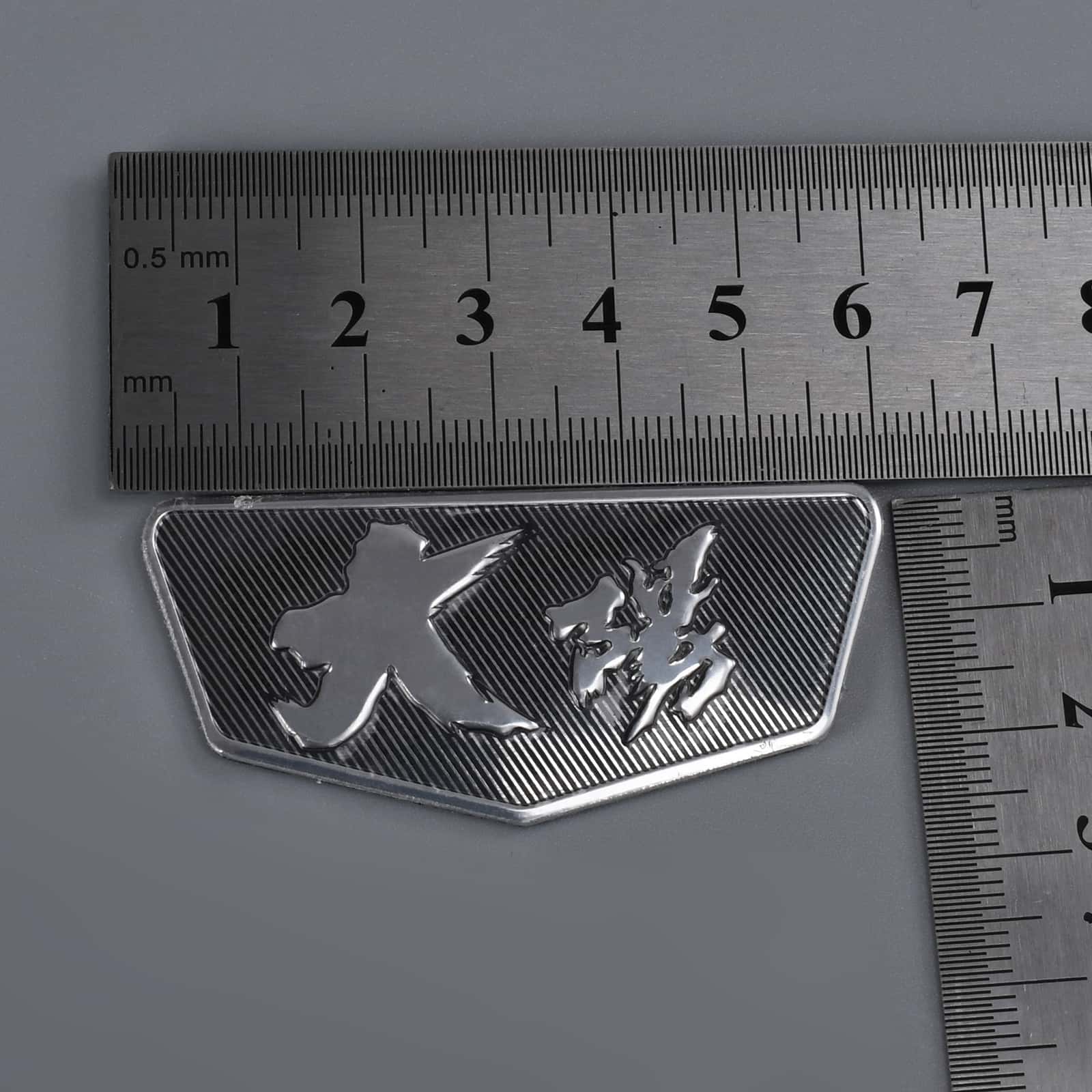 Merklogo Markeer aluminium logo