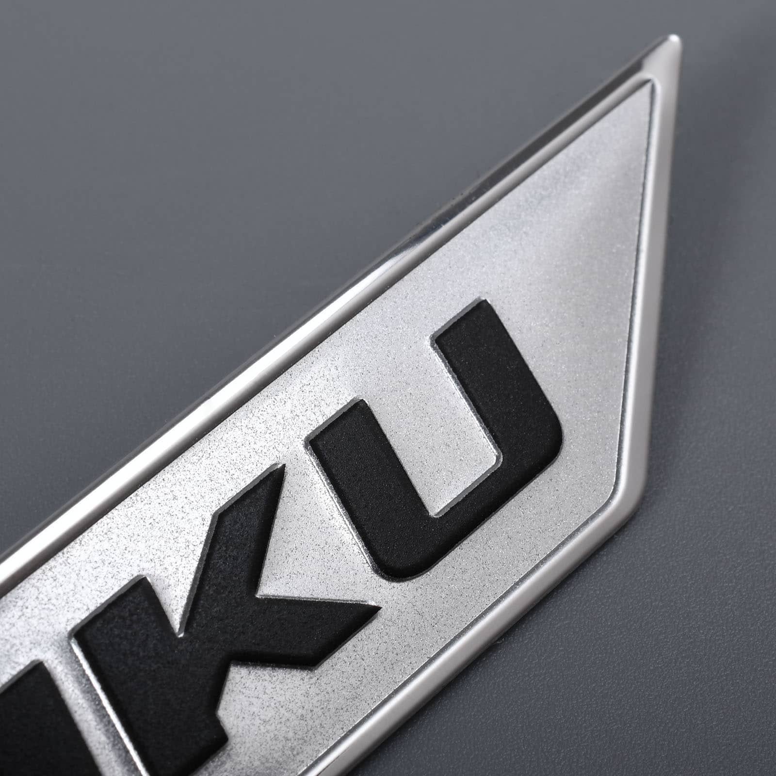 zilver aluminium metalen merklogo