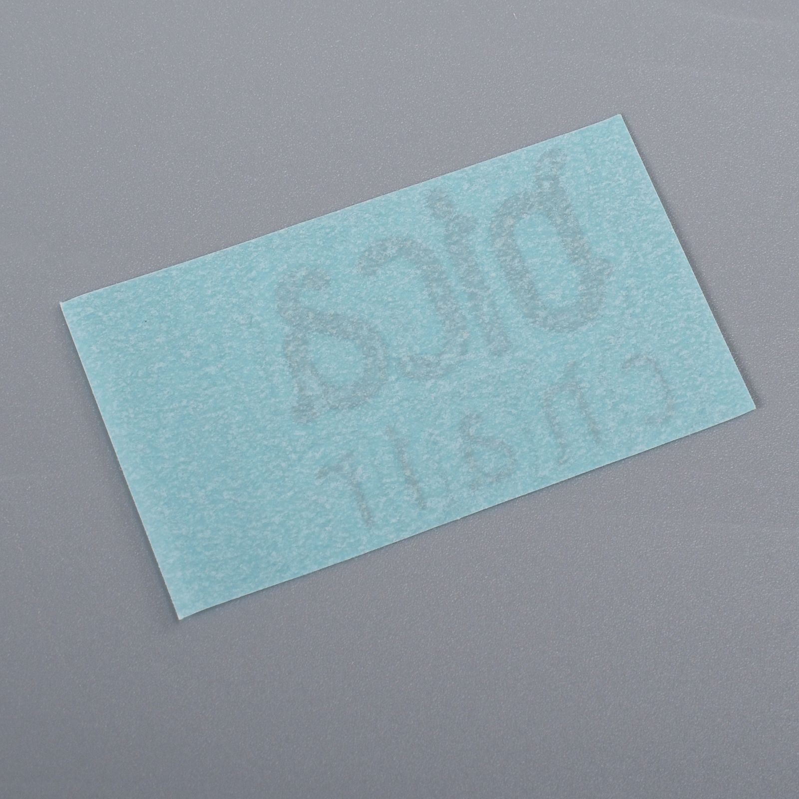 Dunne metalen chromen stickerletters