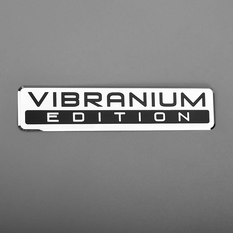 Electroform metalen nikkelsticker
