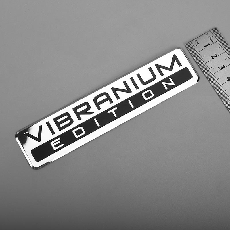 Electroform metalen nikkelsticker