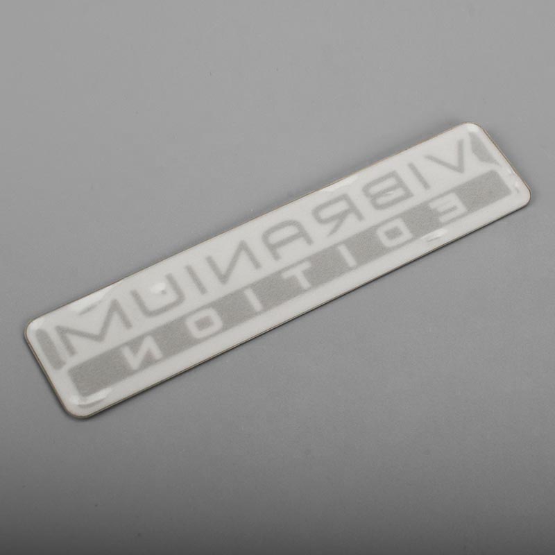 Electroform metalen nikkelsticker