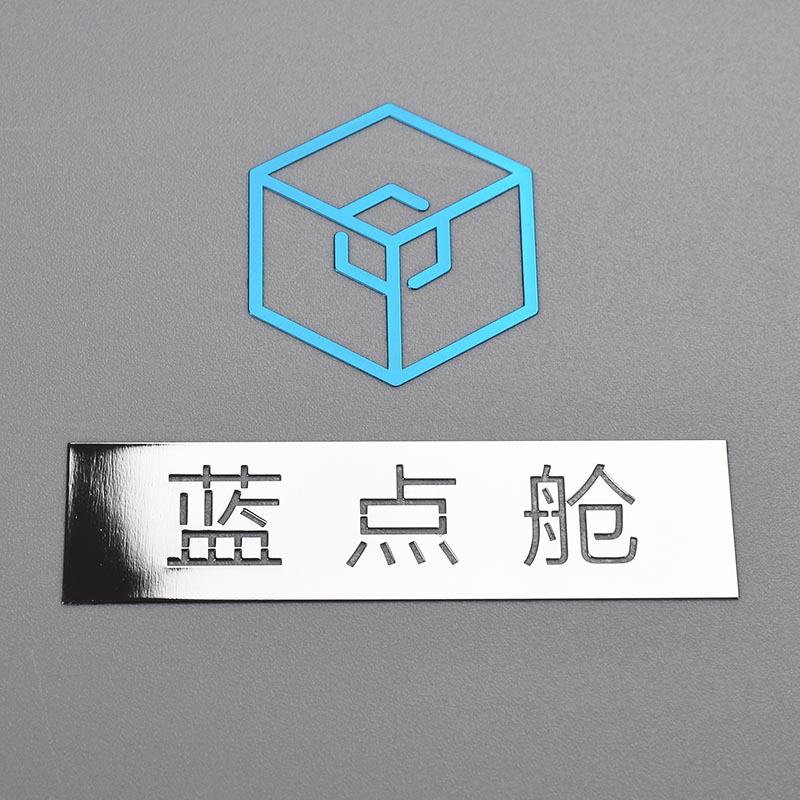Electroform nikkelstickers