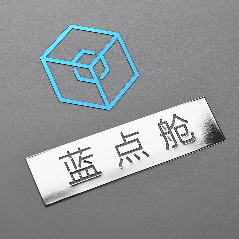Electroform nikkelstickers