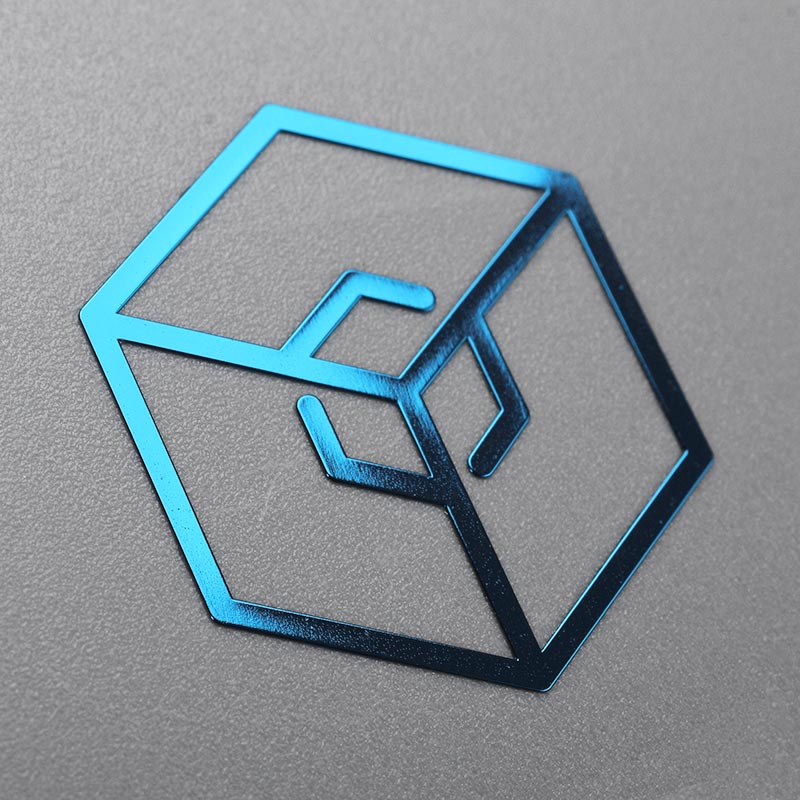 Electroform nikkelstickers