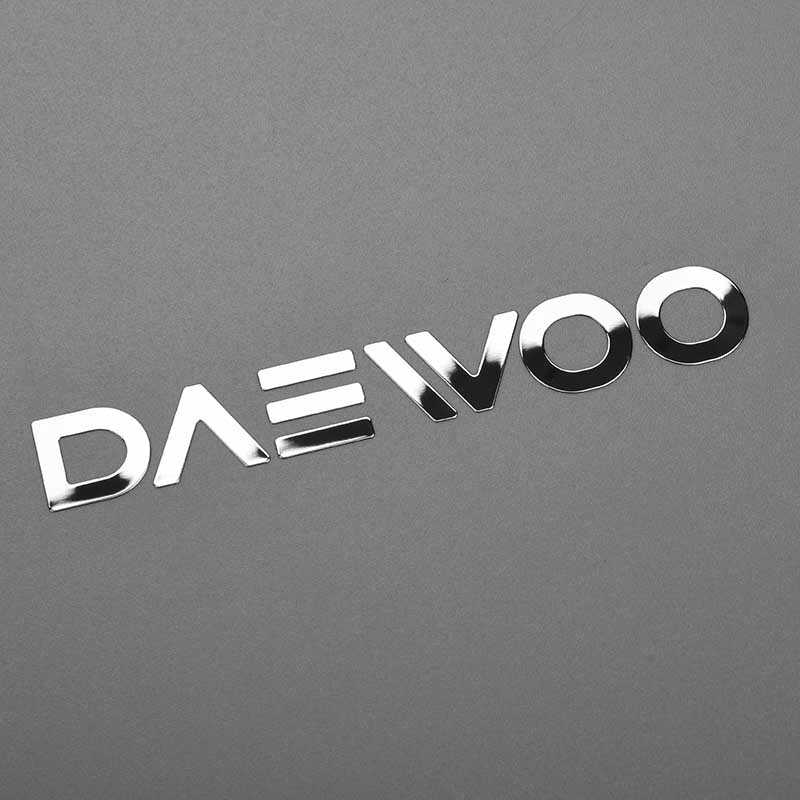Electroform Transfer metalen sticker-logo
