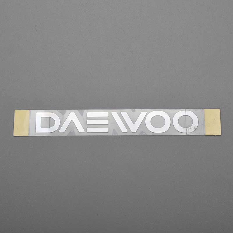 Electroform Transfer metalen sticker-logo