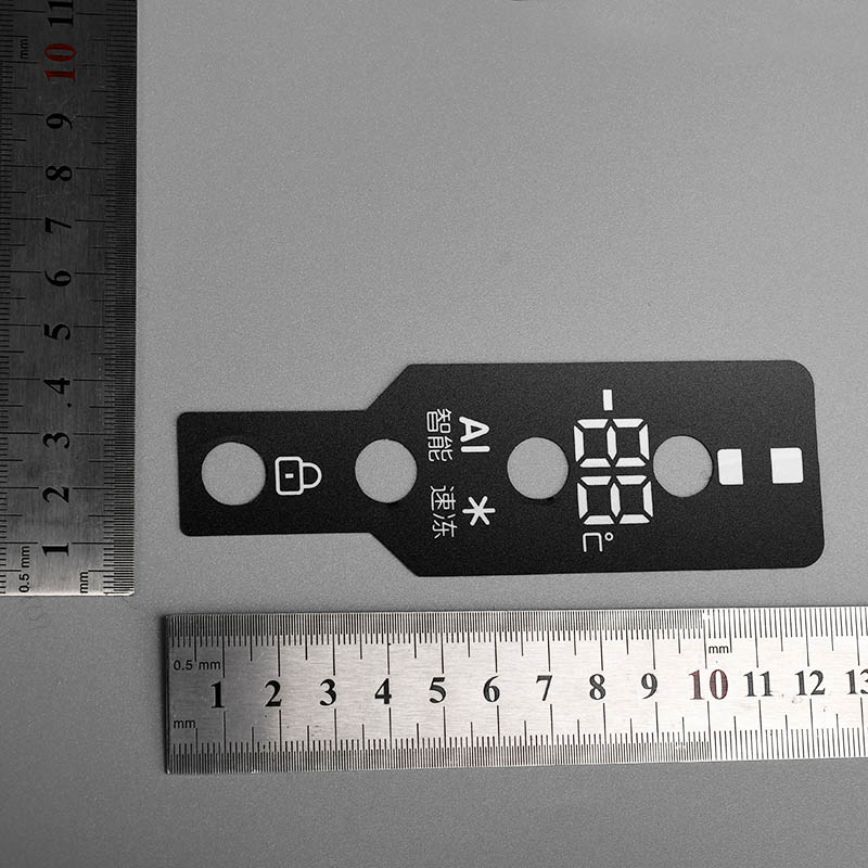 Elektronische PET transparante paneelstickers