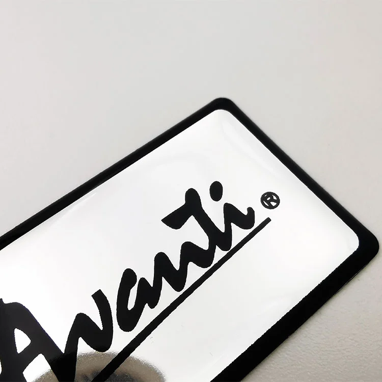 Epoxy hars naamstickers