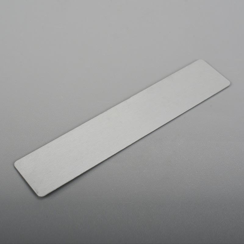 Geëtste aluminium logoplaat