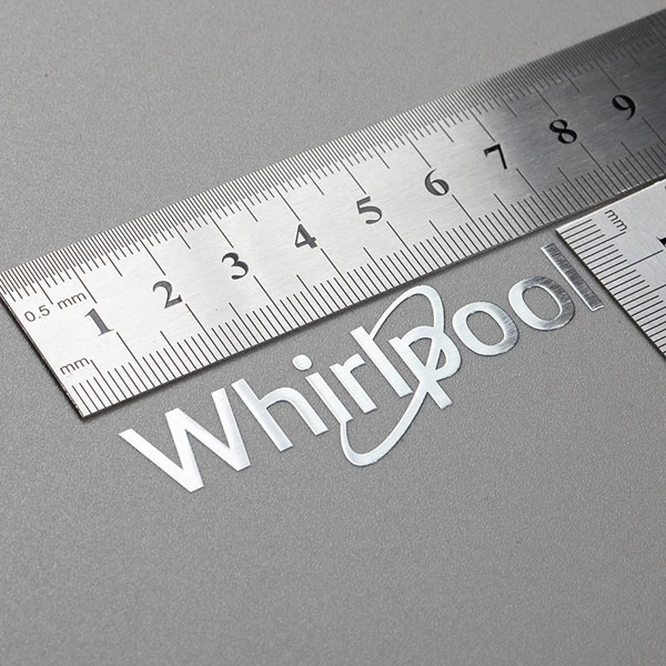 3D gegalvaniseerd label