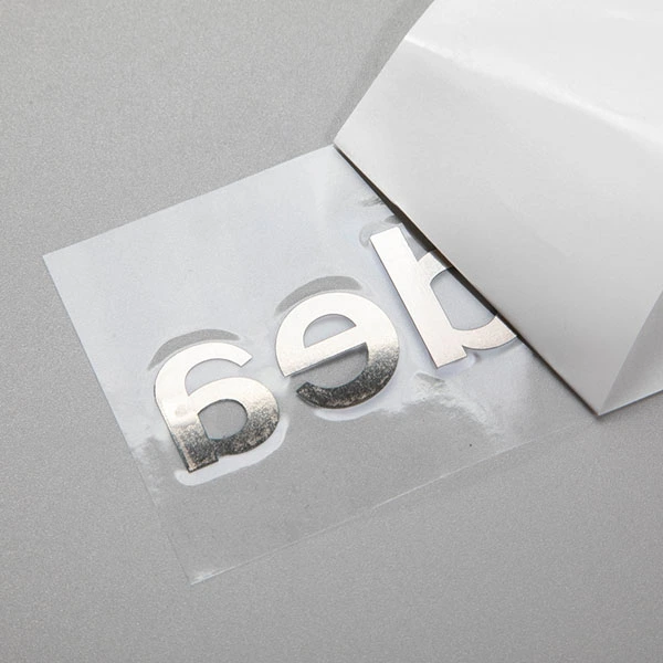 3D gegalvaniseerde sticker