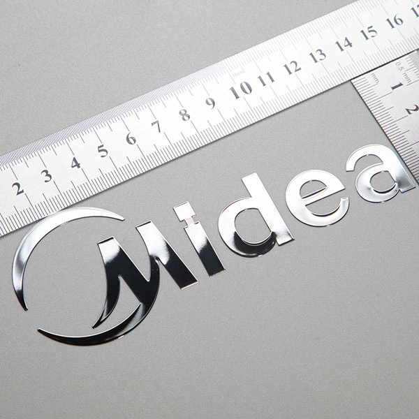 3D gegalvaniseerde sticker