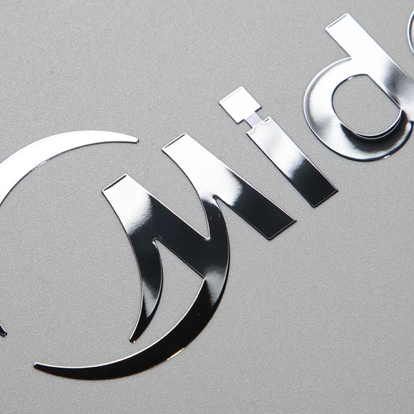 3D gegalvaniseerde sticker