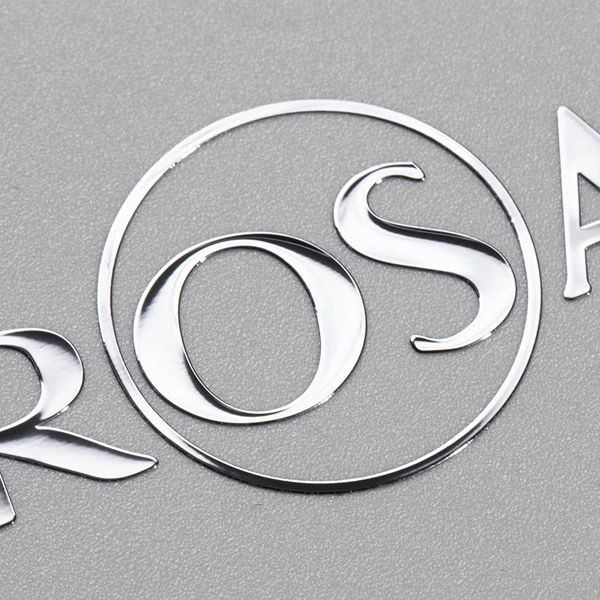 Gegalvaniseerd nikkellabel