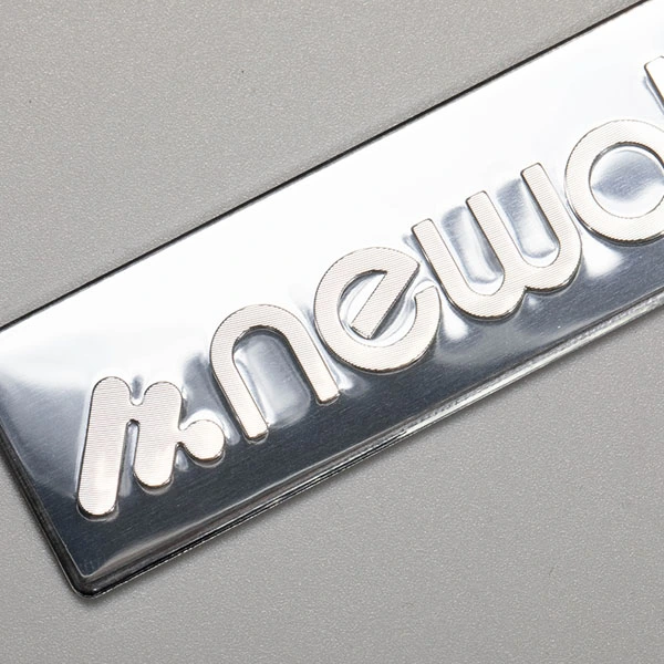Logo aluminium sticker