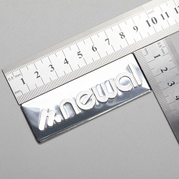 Logo aluminium sticker