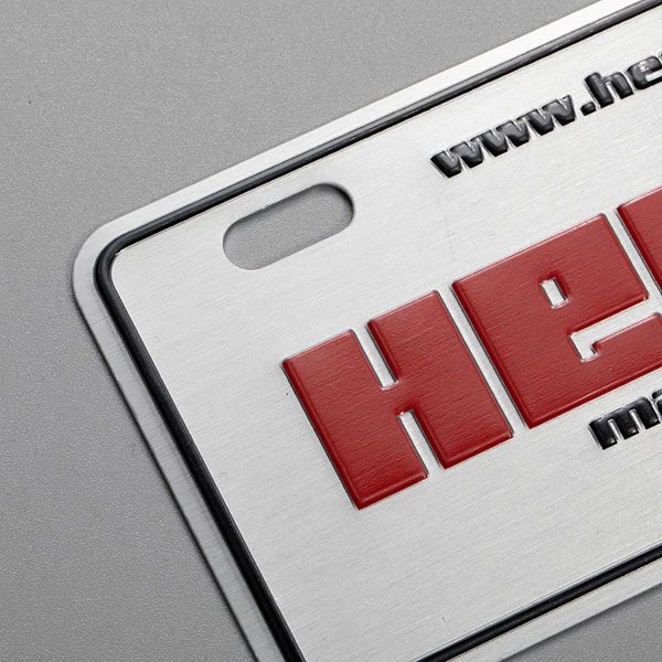 Aluminium metalen naamplaatjes