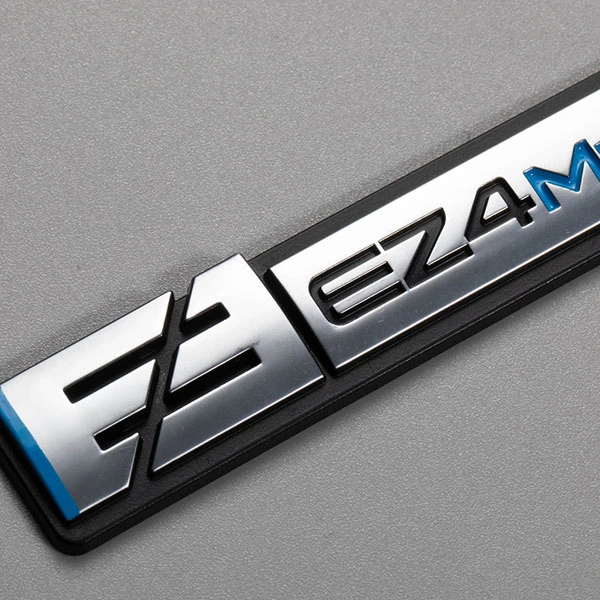 Verchroomde ABS-sticker