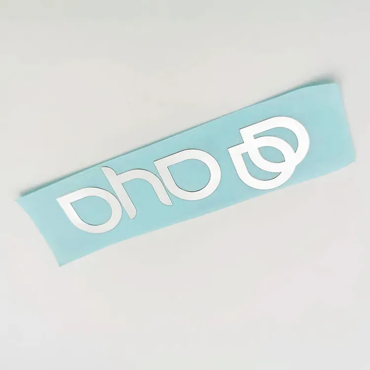Logo nikkel metalen sticker label