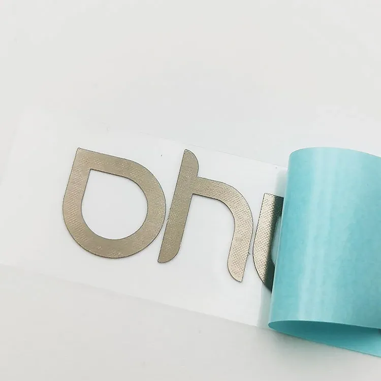 Logo nikkel metalen sticker label