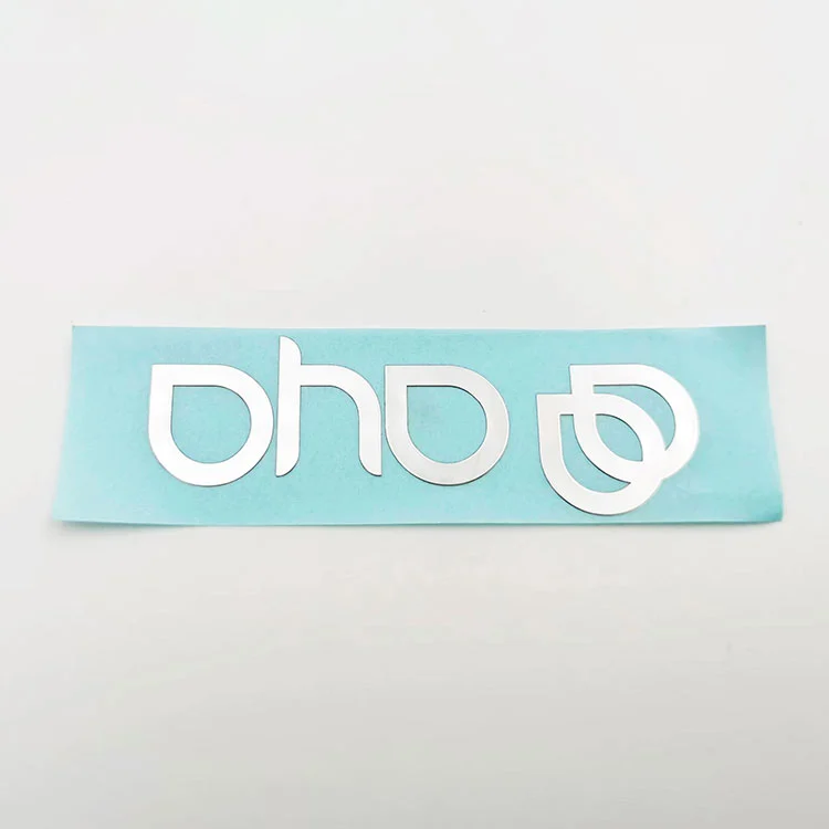 Logo nikkel metalen sticker label