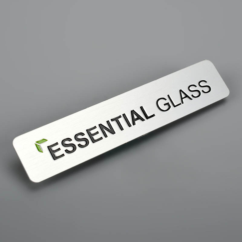 Metalen labellogo