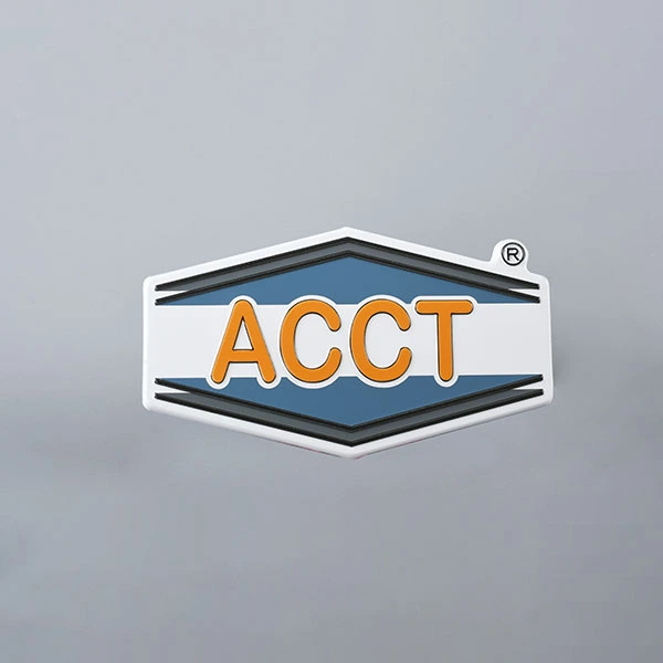 Metalen logo voor premiumverpakking