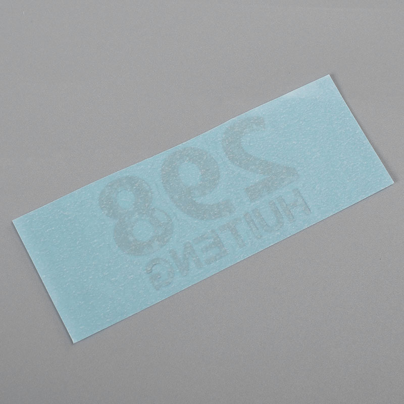 Metalen logosticker