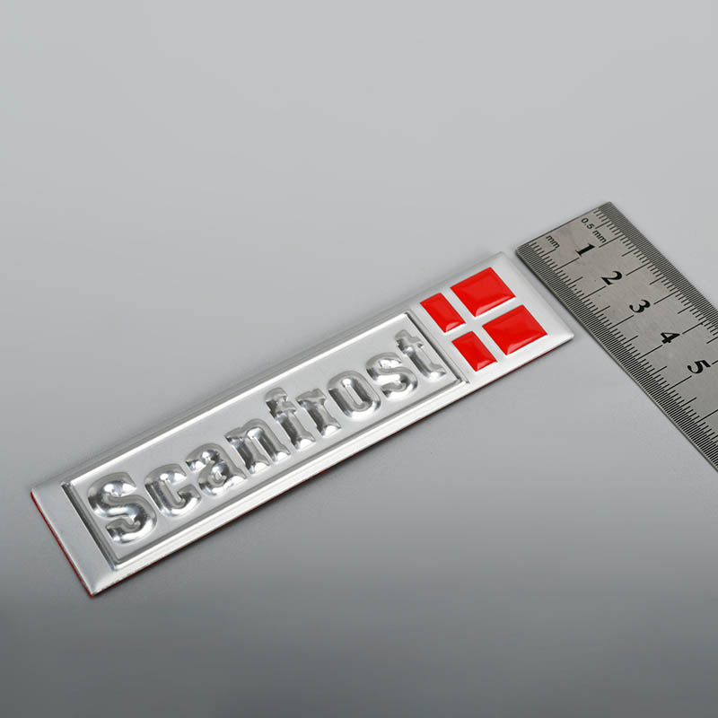 Metalen logo