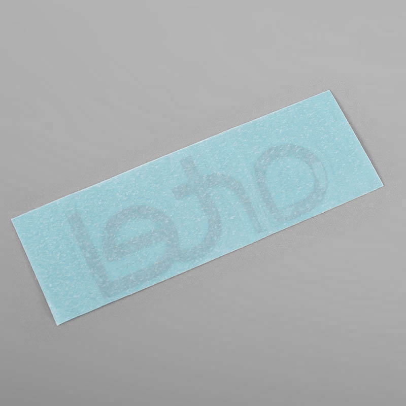 Metalen sticker-logo