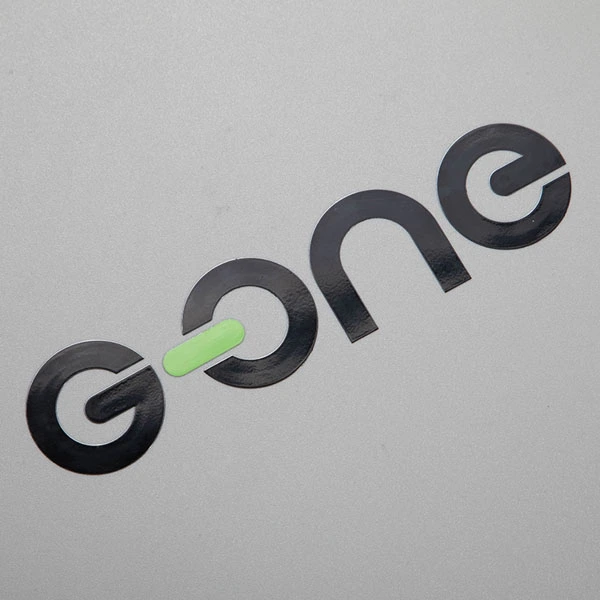 Metalen transfersticker