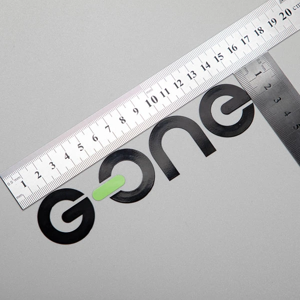 Metalen transfersticker