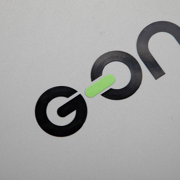 Metalen transfersticker