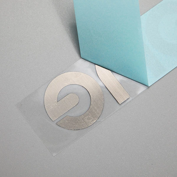 Metalen transfersticker