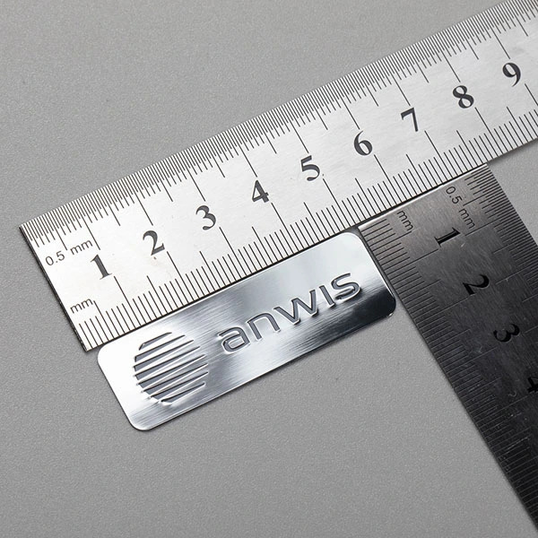 Metalen letters etiketten