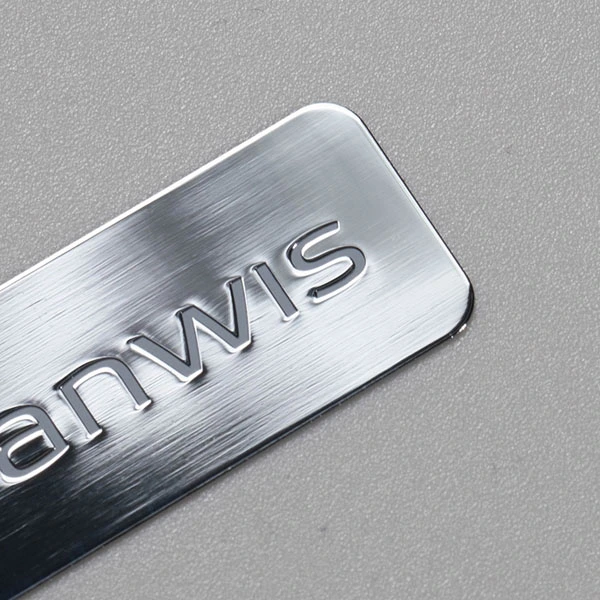 Metalen letters etiketten