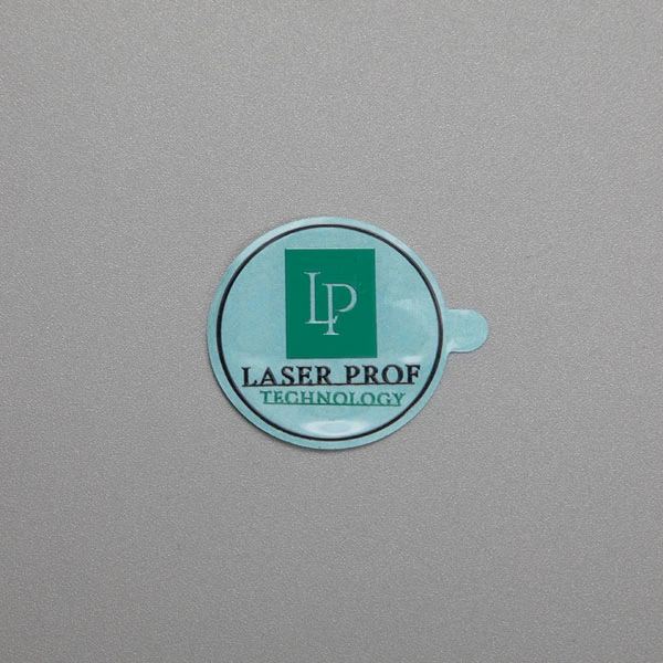 Nikkellogo metalen labelsticker