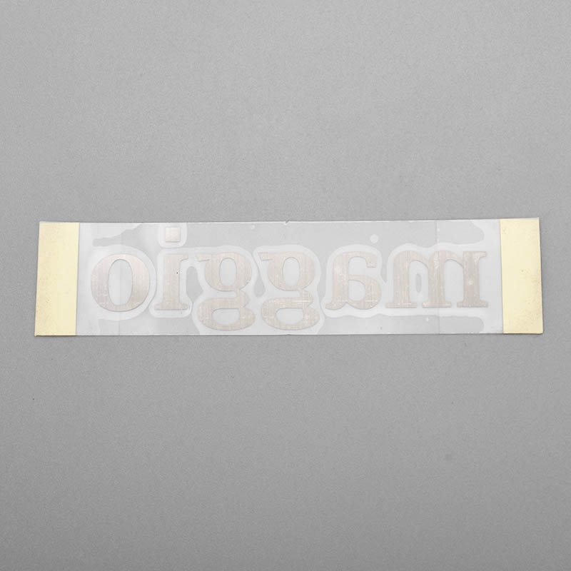 Nikkel sticker logo-label